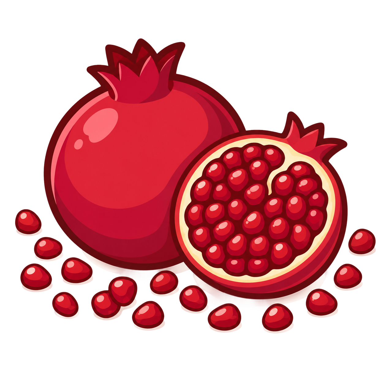 Pomegranate illustration